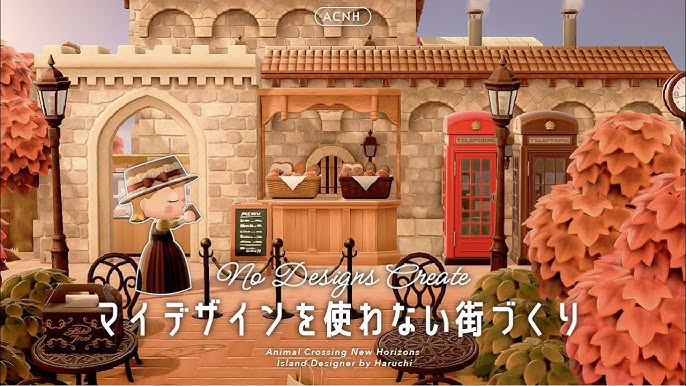 あつ森・ドット絵 パン屋さんのマイデザ３種公開 Animal Crossing MyDesign