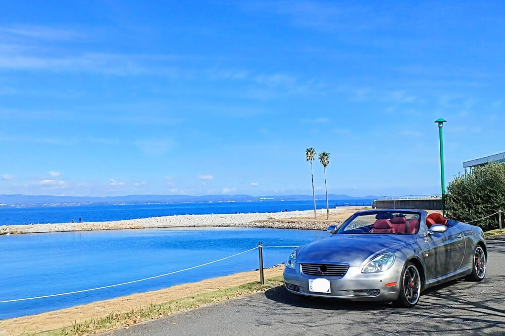 砂浜を走った後は - カイザーベルク 穂高ツーリングをサポートするレッドバロン