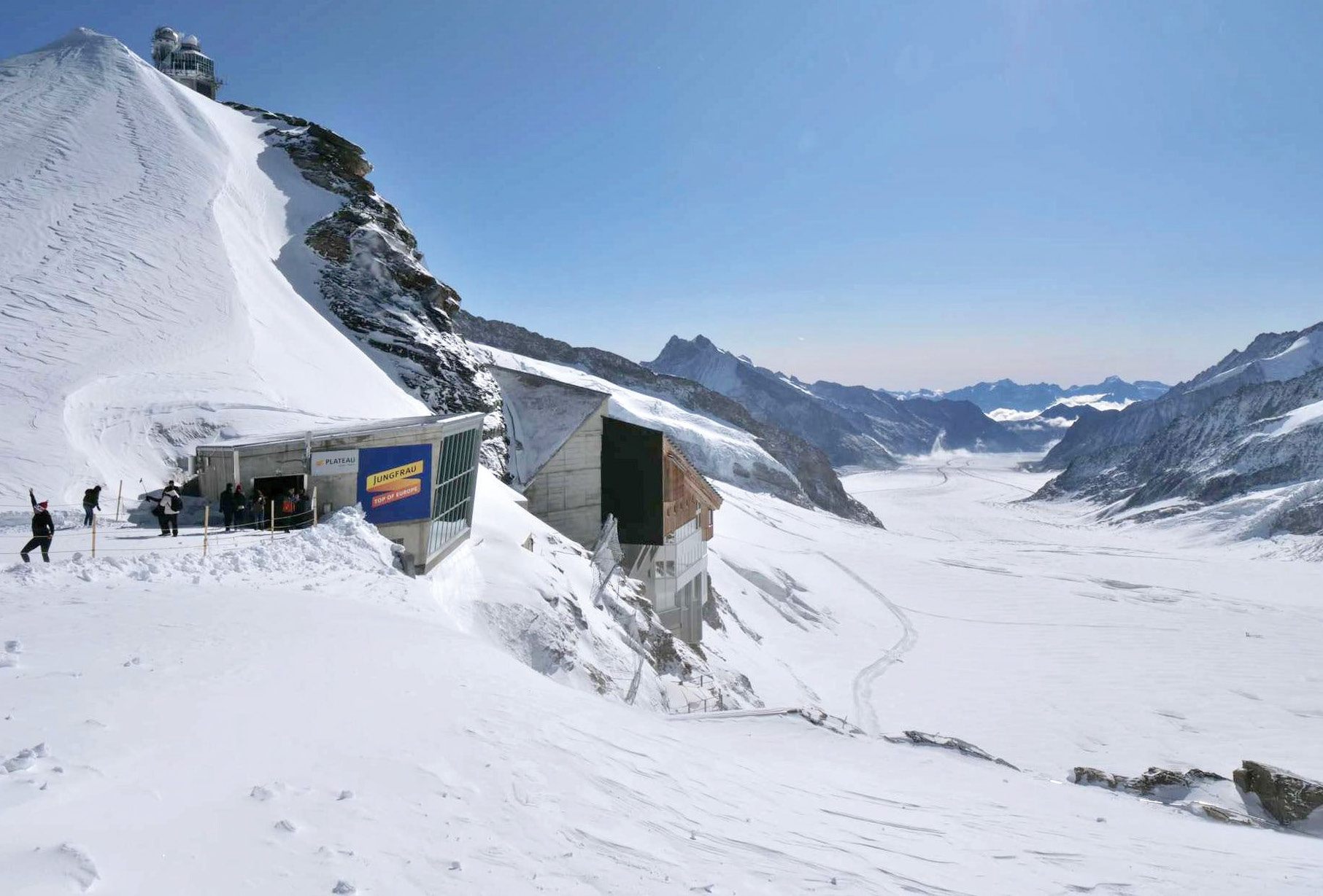 観光名所チケット：ユングフラウヨッホ・トップ・オブ・ヨーロッパセルフガイド旅行