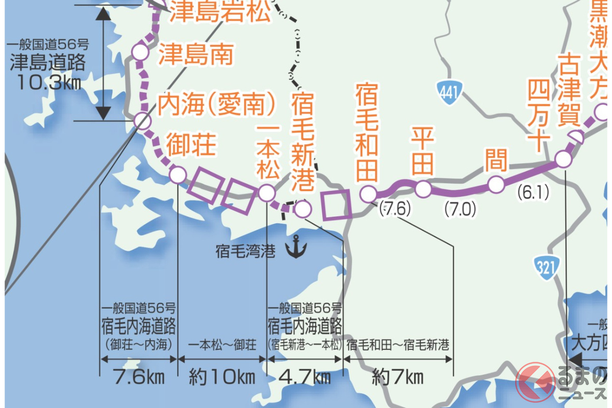 癒しと笑いと感動のページ - 中国四国地方の高速道路網