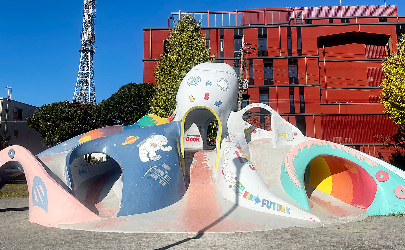 タコ滑り台 その１４７「自然田公園」大阪府阪南市自然田タコ滑り台 たこり's BLOG