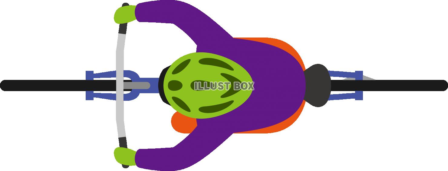 無料の上から見た自転車イラスト素材PNG・フリー 画像 -