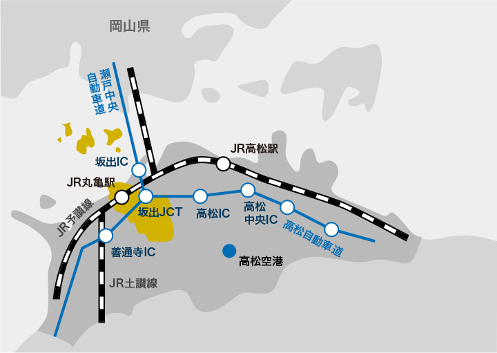坂出駅－区間全駅 予讃線 高松－多度津間
