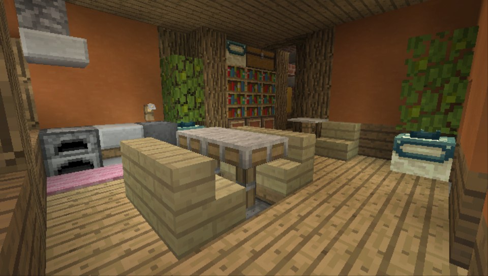 マインクラフト 木をくり抜いて大きめのツリーハウスを作ってみた 作り方あります- MineBox