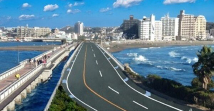 江の島人道橋は通行止め : 掬ってみれば無数の刹那