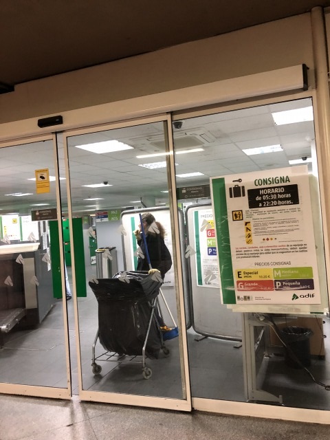 荷物預かり所とコインロッカーマドリード アトーチャ駅Radical Storage