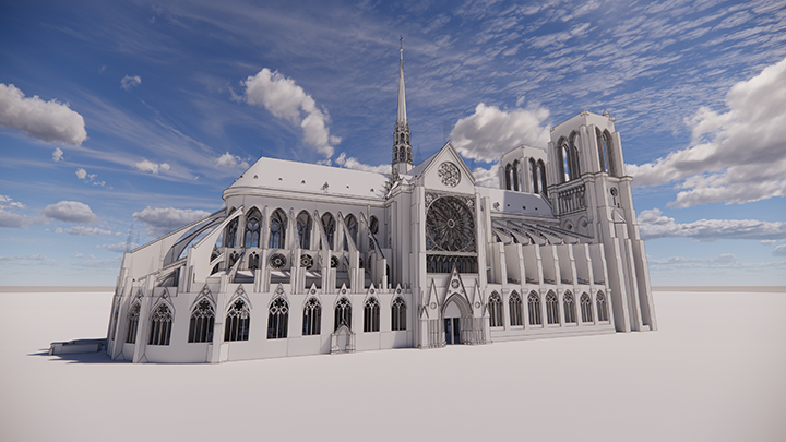 パリ・ノートルダム大聖堂展とステンドグラス - かんたんクレヨン・工作教室＠お絵かき先生みのりたま