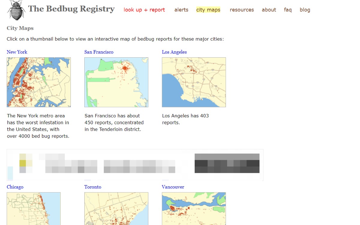 東京のホテルで発生？！ トコジラミマップとは？日本にもある？虫の画像ナシ良品週刊