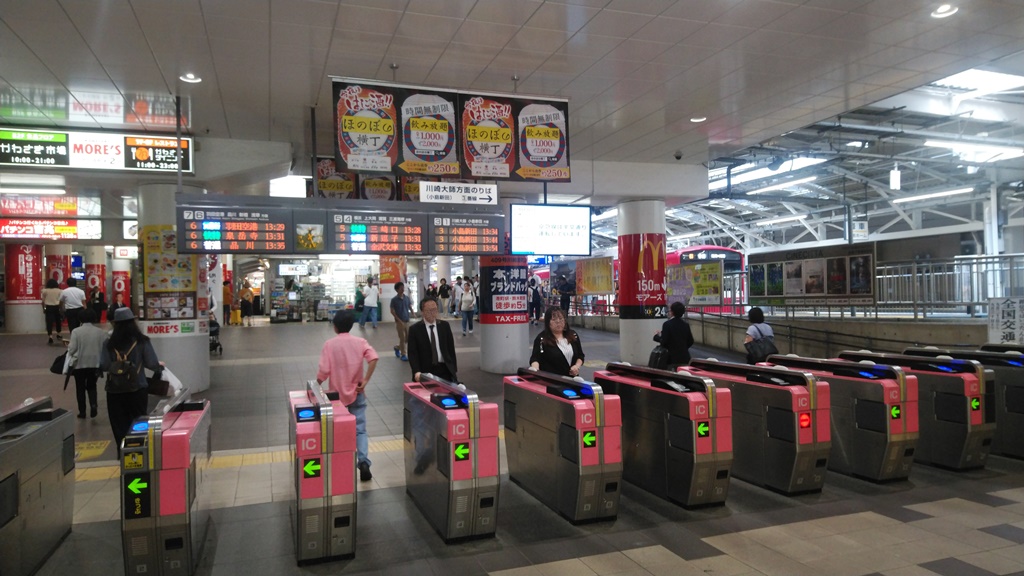 川崎駅の構内図 簡易版