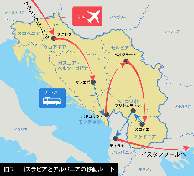 アルバニアからコソボ入国 プリズレン旅女 Tabijo 〜義眼のバックパッカ