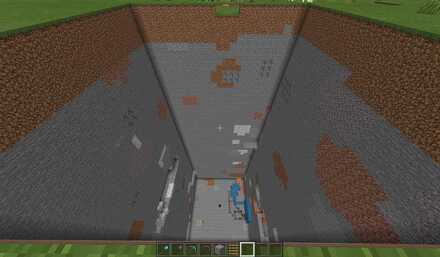 続マイクラ日記 194日目 露天掘り 襲撃イベント–