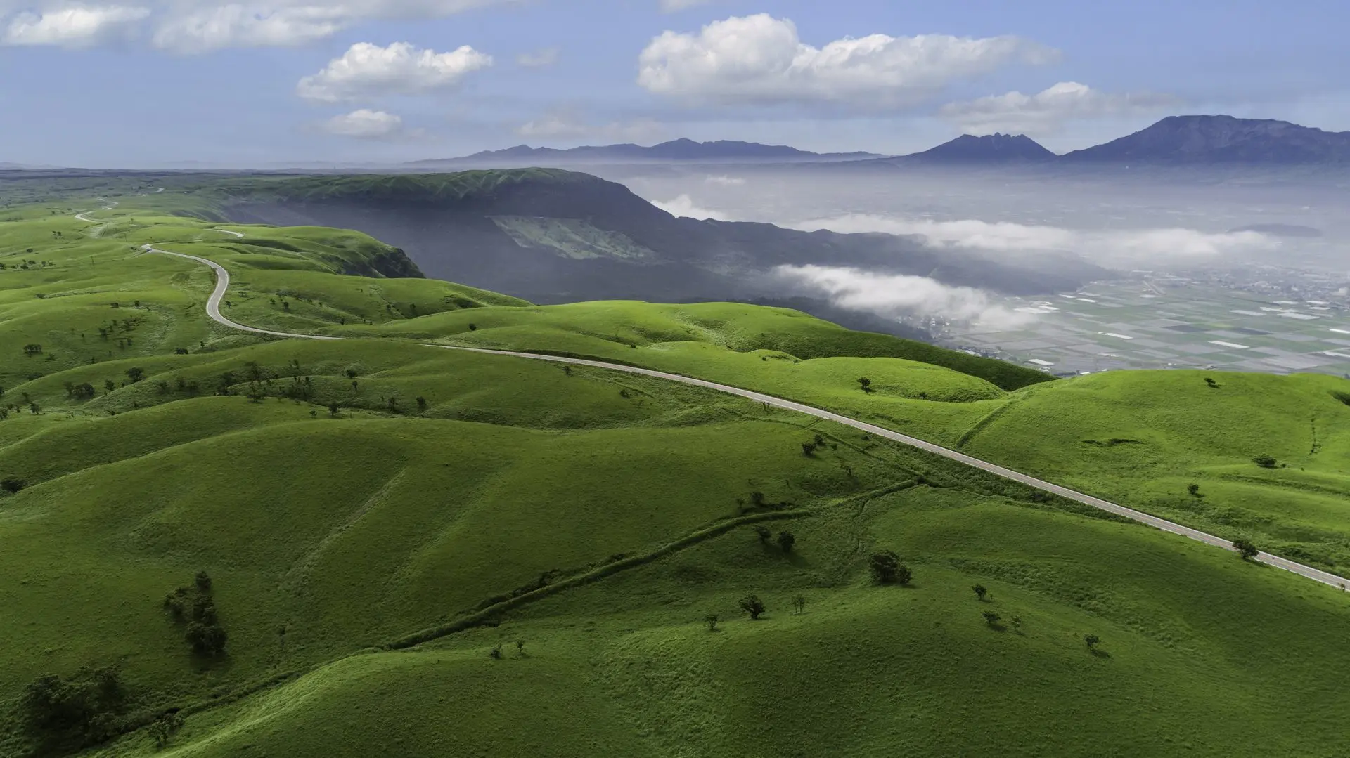 阿蘇 大観峰 ミルクロード
