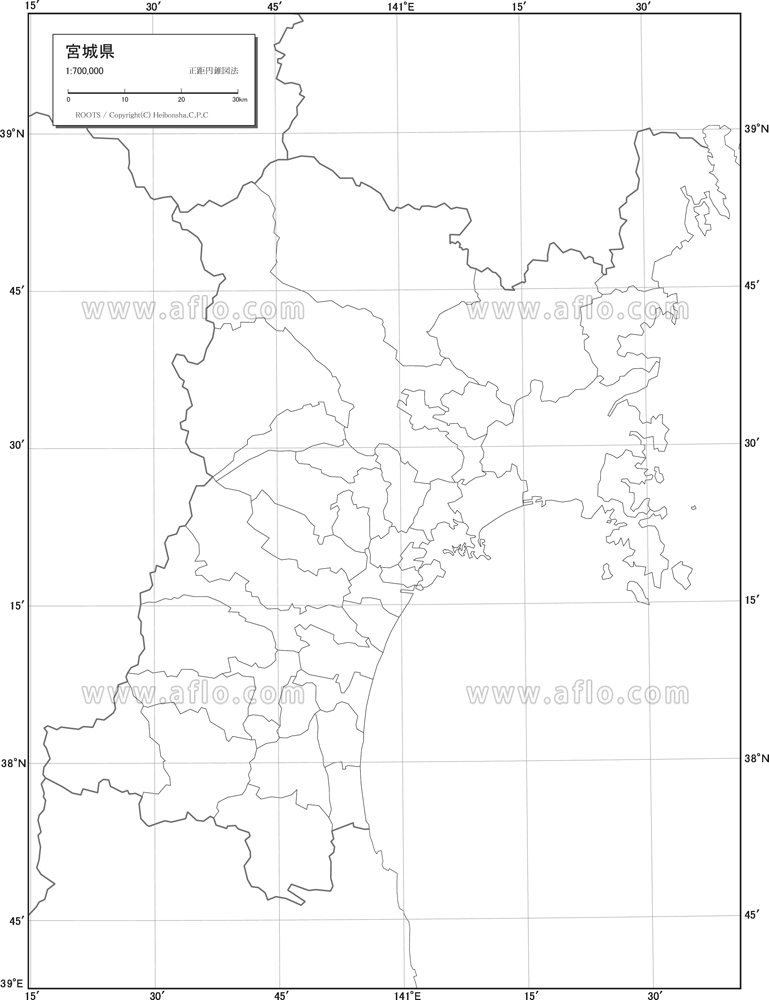 地図イラスト：宮城県オーダーメイド退職祝い“栄光のあゆみ”