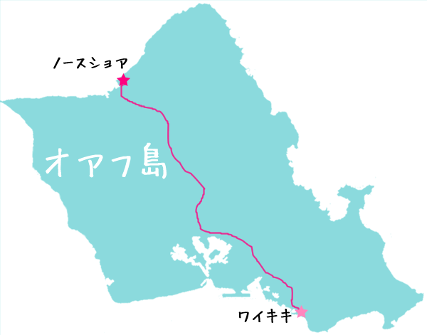 ワイキキ周辺のホテル地図ハワイで使えるマップダウンロード方法もアロハスマイル ALOHA SMILE