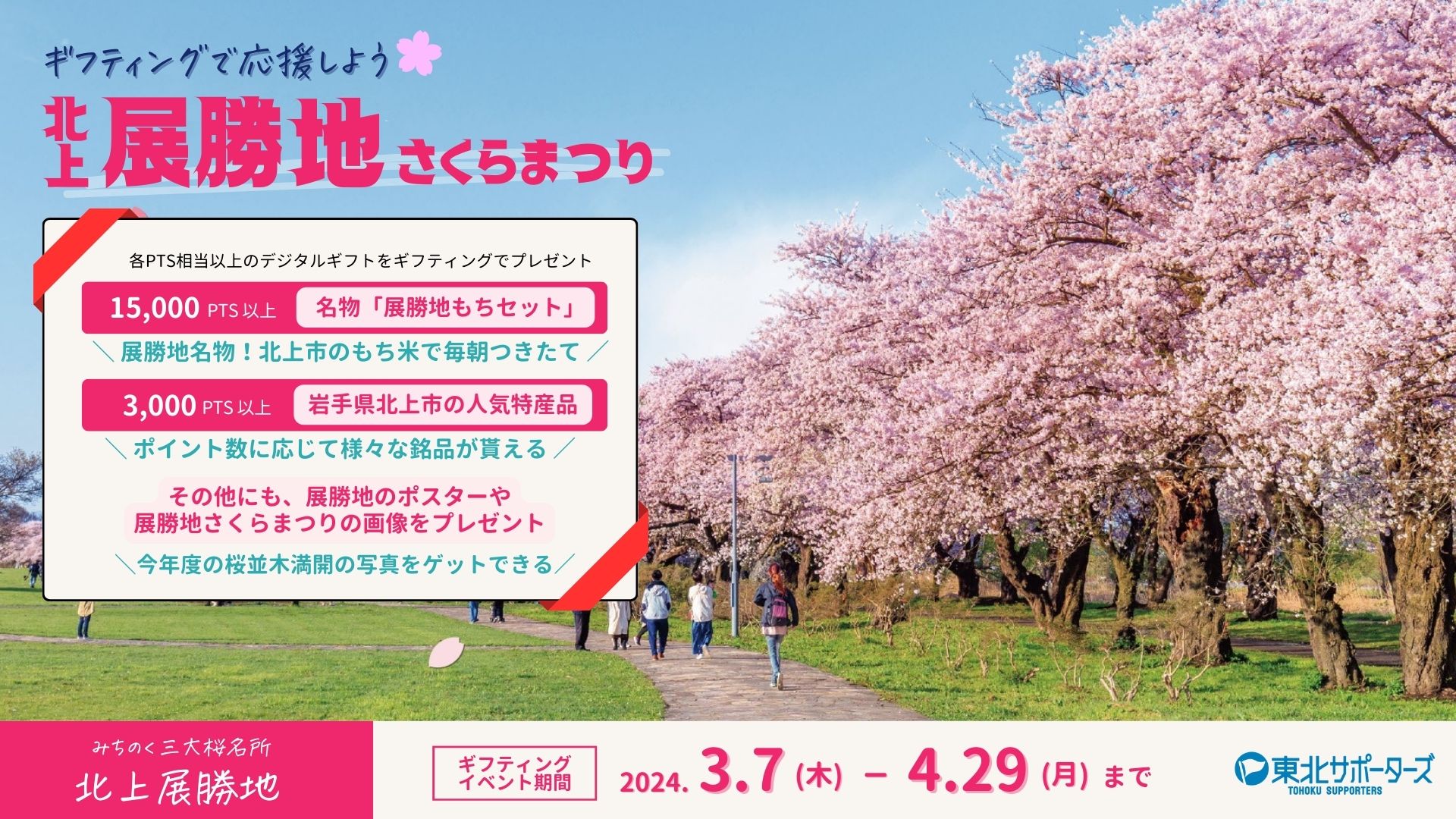 2025「みちのく三大桜名所」とは？ GWにお花見できる絶景名所に注目！いこーよとりっぷ