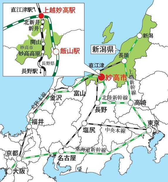 新潟県を中心とした日本地図 ベクター, 世界, 地球, マップイラスト画像、PNGフリー