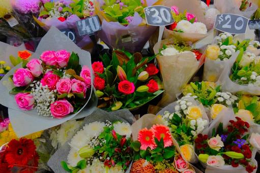 海外花と爽やかなユーカリ香るグリーンブーケ ドライフラワー スワッグ プレゼント