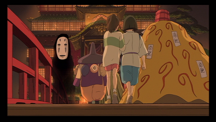 千と千尋の神隠し カオナシ 橋の上から