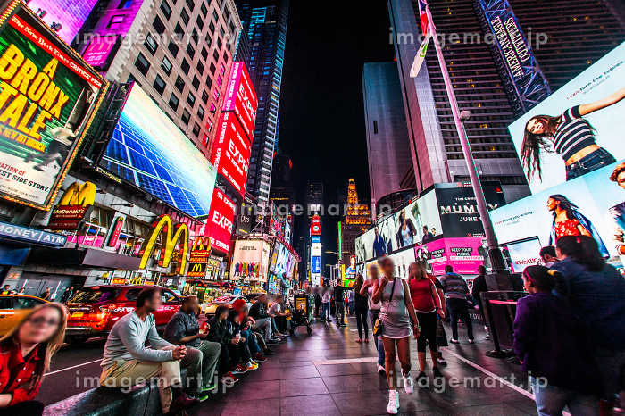 無料写真ニューヨークの夜景パブリックドメインQ：著作権フリー画像素材集