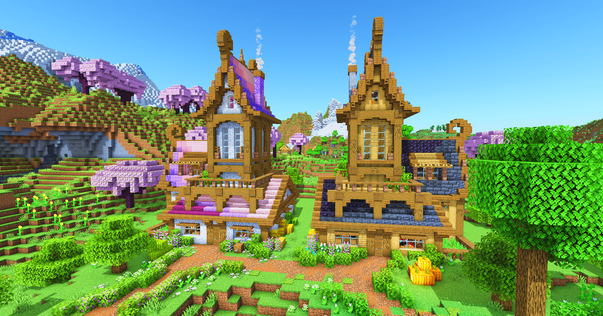 湖畔にロッジを建てる2: マインクラフトてんやわんや開拓記