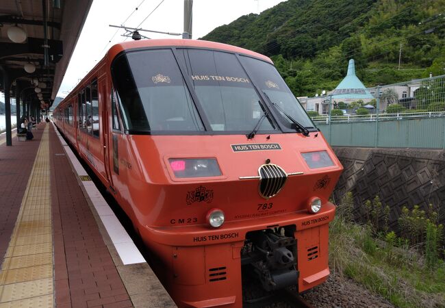 特急ハウステンボス・みどり リニューアルしたオレンジ色ではなく、波動用のCM2編成が先頭で来ました。珍しいのかな🤔JR九州ハウステンボス号特急みどり783系長崎本線鉄道写真撮り鉄