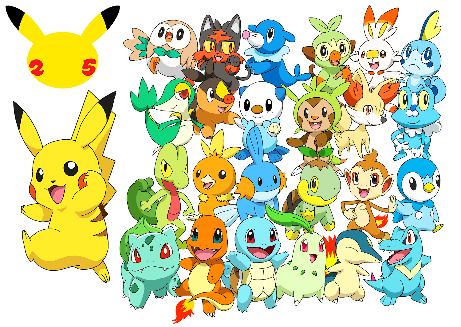 ポケモンの歴代御三家を画像付きで、全ての進化を紹介しているサイトはあります- Yahoo!知恵袋