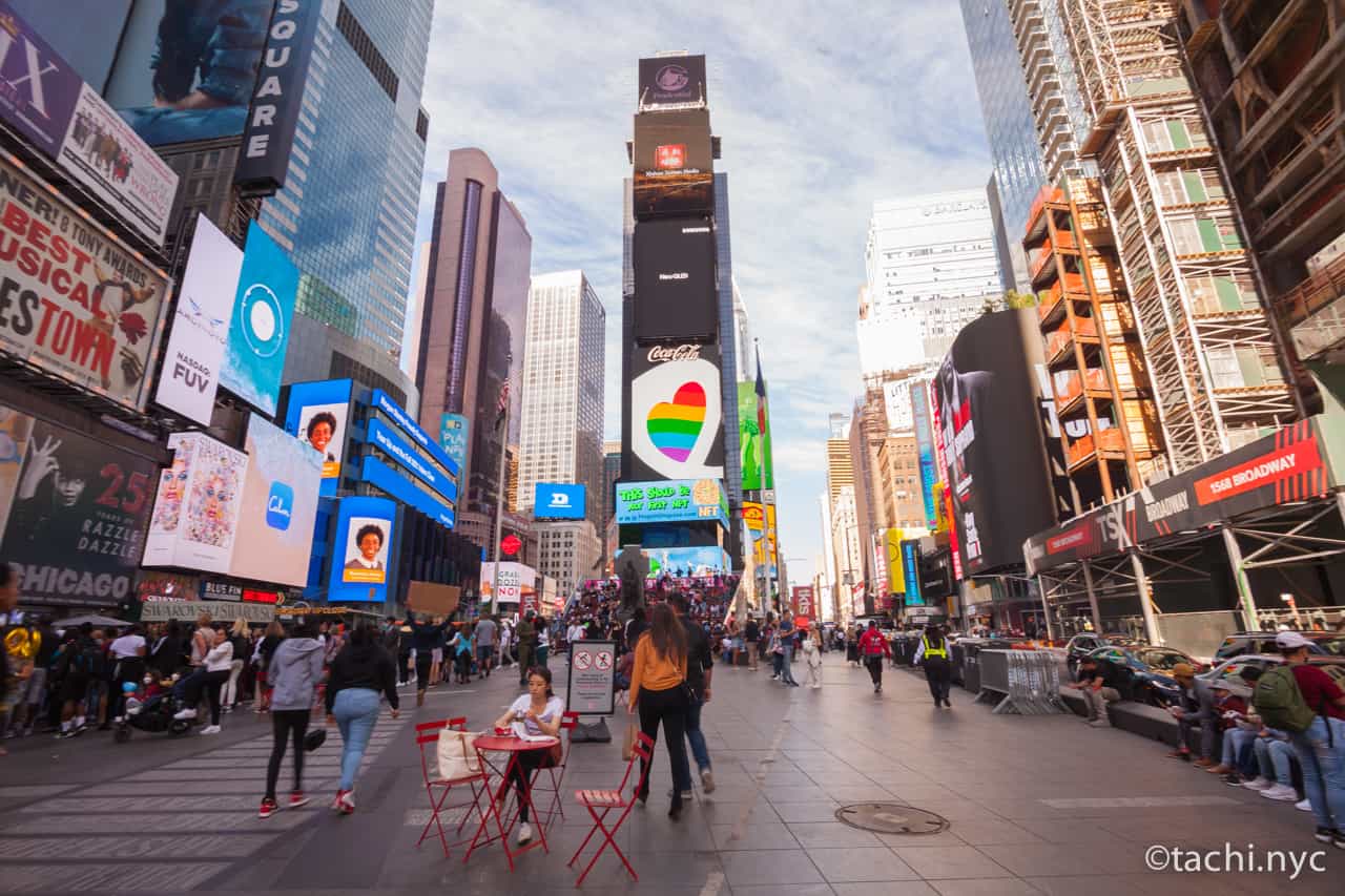 ニューヨーク観光ブログ : 大戸屋タイムズスクエア店：チップのいらないレストラン