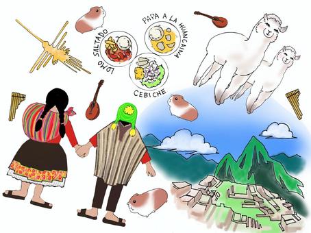 ポンチョ ペルー民族衣装