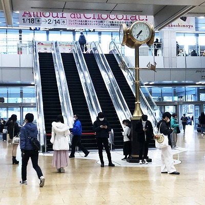 名鉄名古屋駅から金の時計への行き方は？名古屋駅ガイド