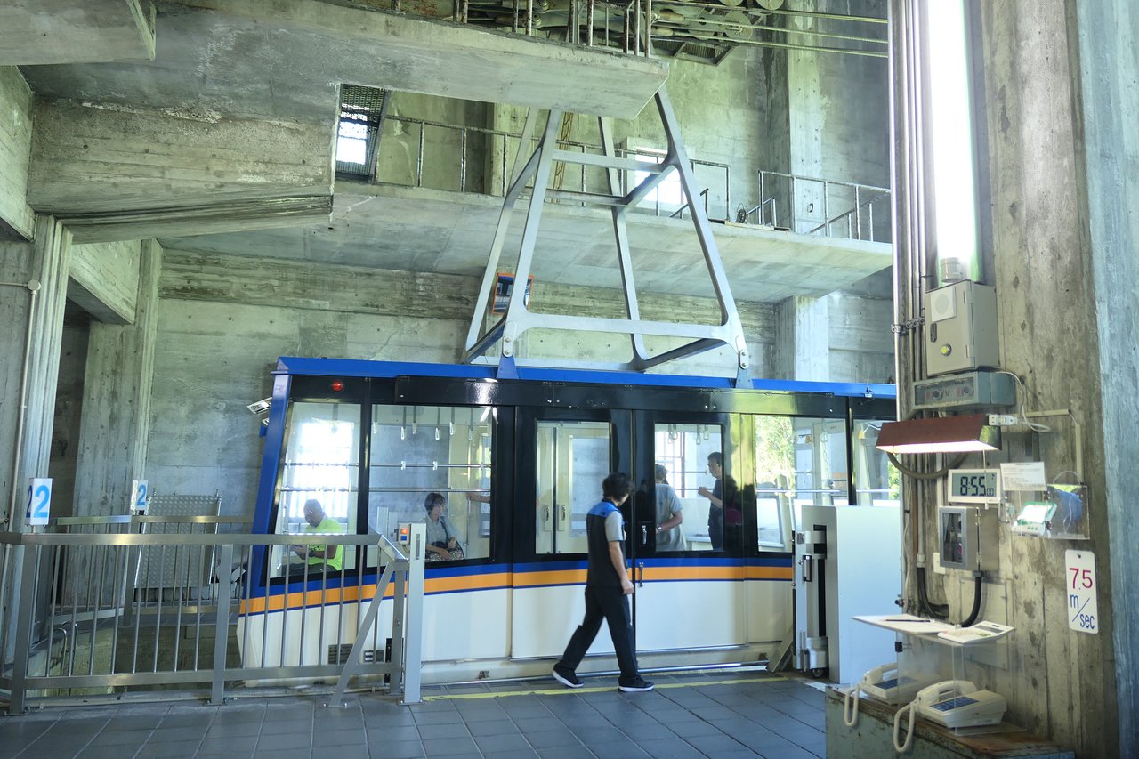 ロープウェイの仕組み身延山ロープウェイ