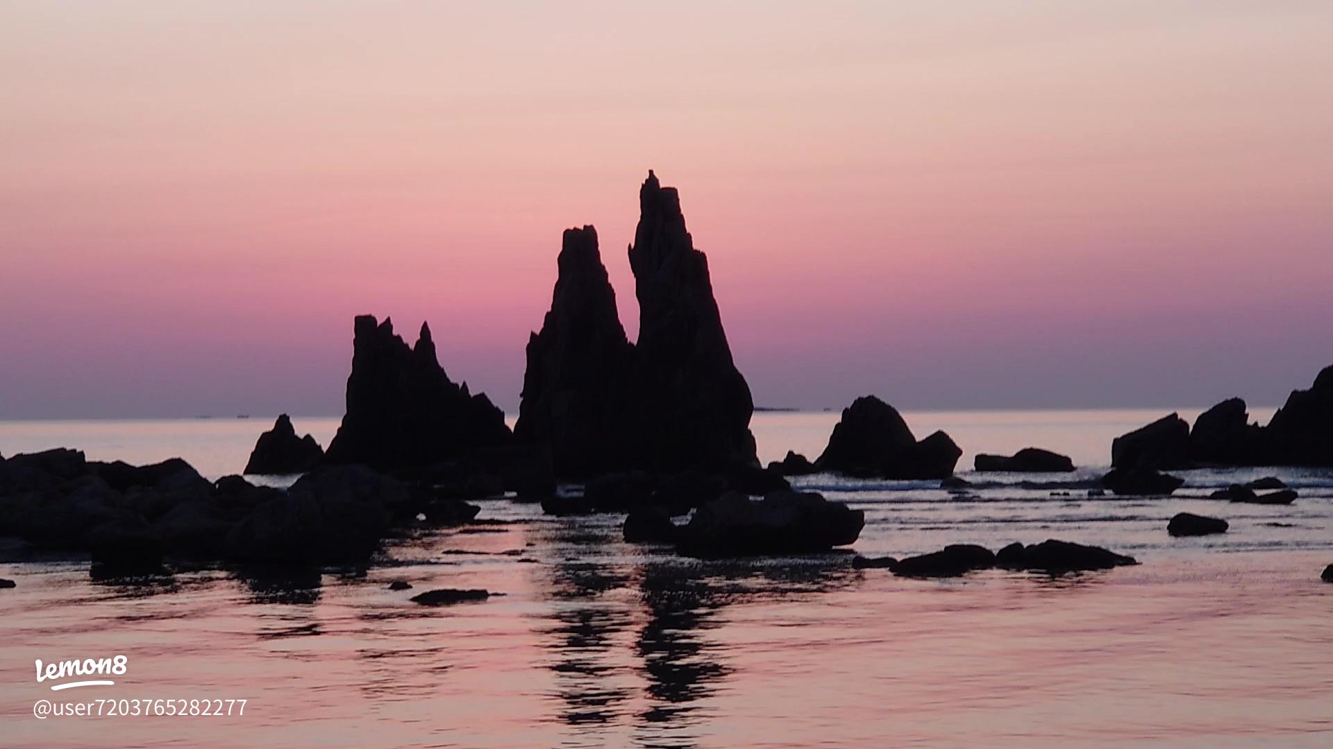 夕日の写真最高 - 橋杭岩の口コミ - トリップアドバイザ