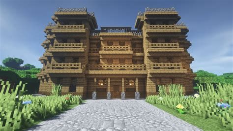 ヘクタンのゲーム日記 マインクラフト建築3-3 アカシアの大きめの家