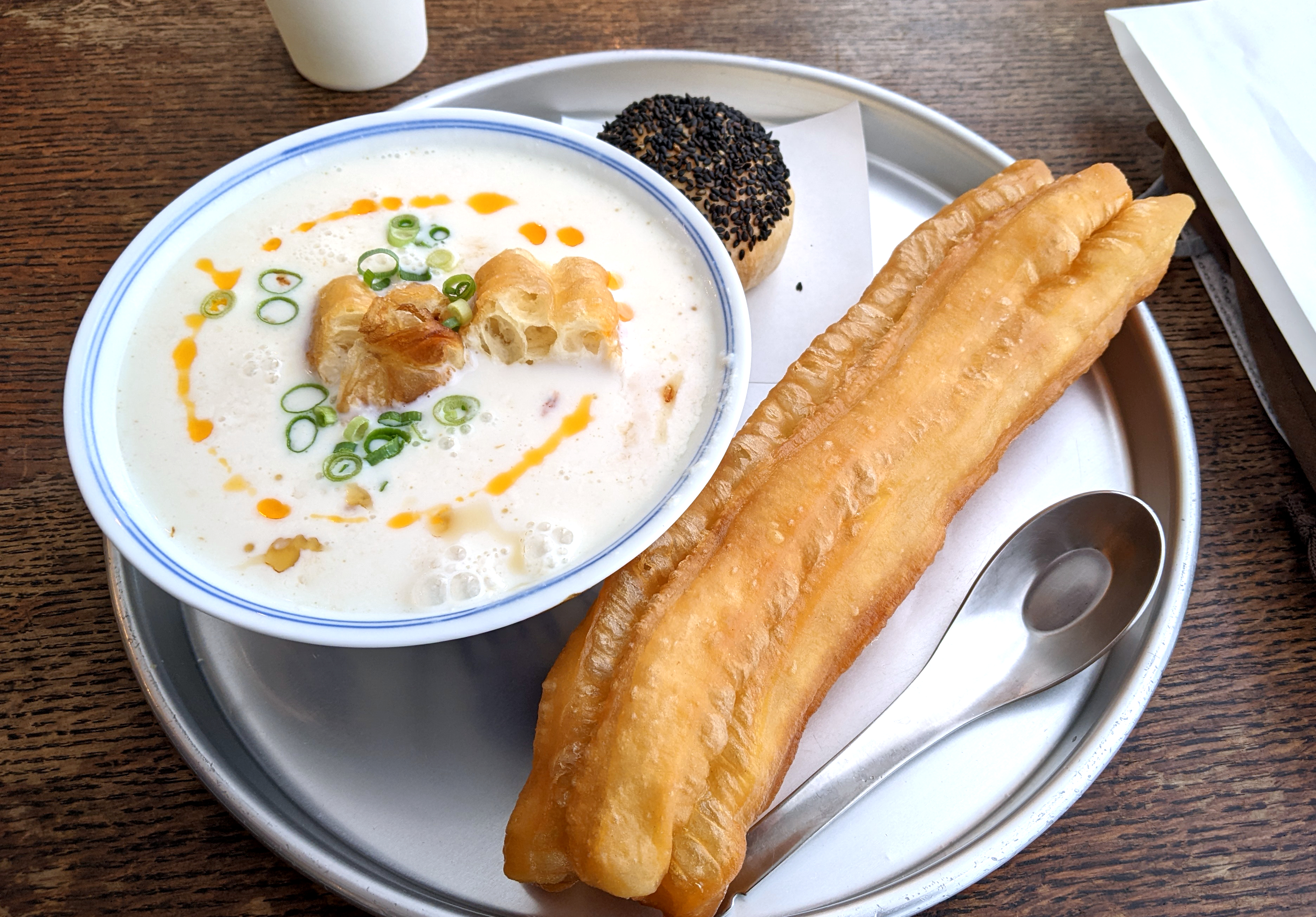 台湾豆乳スープ 豆漿トウジャン