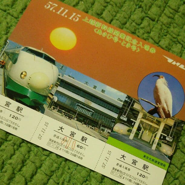 大宮駅 東北新幹線開業記念入場券 - メルカリ
