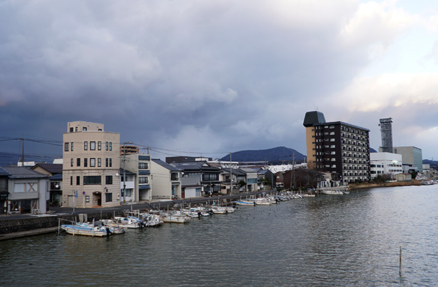 松江の繁華街写真永田ゲンゴロウ