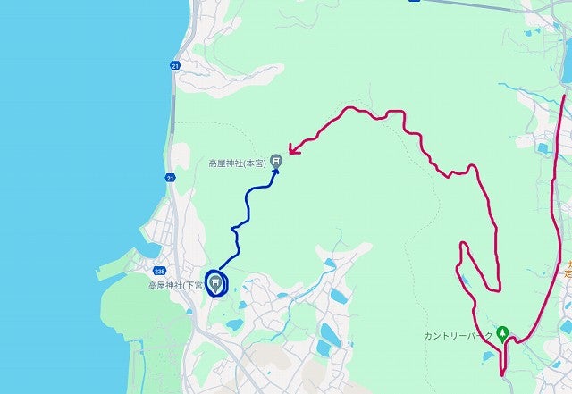 東の天空の鳥居 嶽山山上・龍王神社香川県木田郡三木町氷上 空、山、まち 大パノラマ