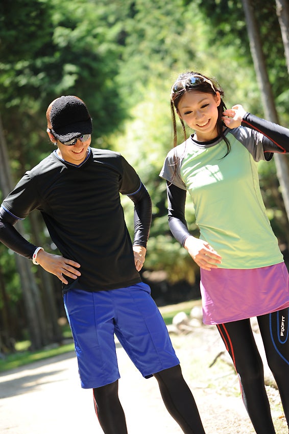 登山コーデ メンズ暑さにも負けない軽快な夏のトレッキングスタイルCHUMS チャムス