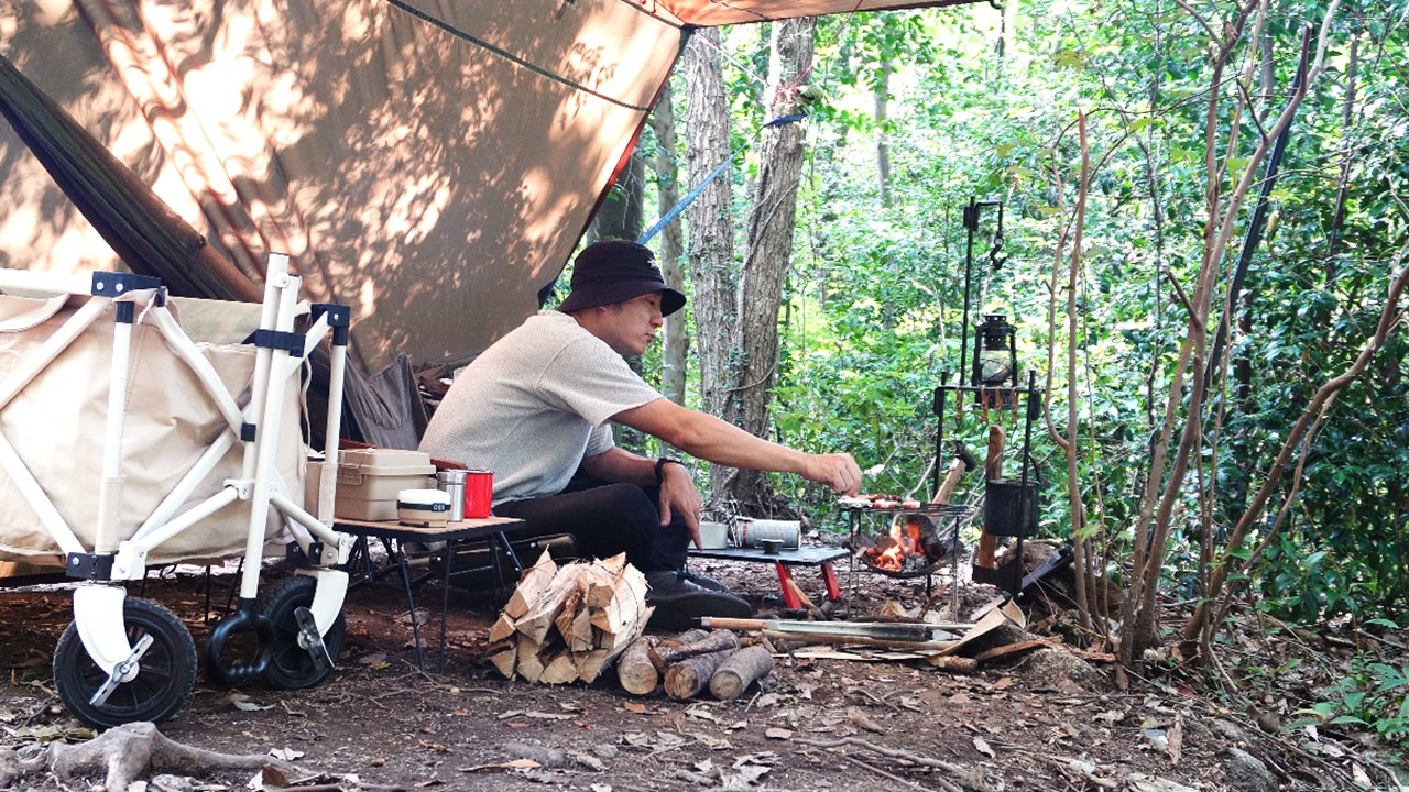 オシャレなキャンプに疲れたら「ハンモック泊」で怠けるのもいいかもよAkimama - アウトドアカルチャーのニュースサイト