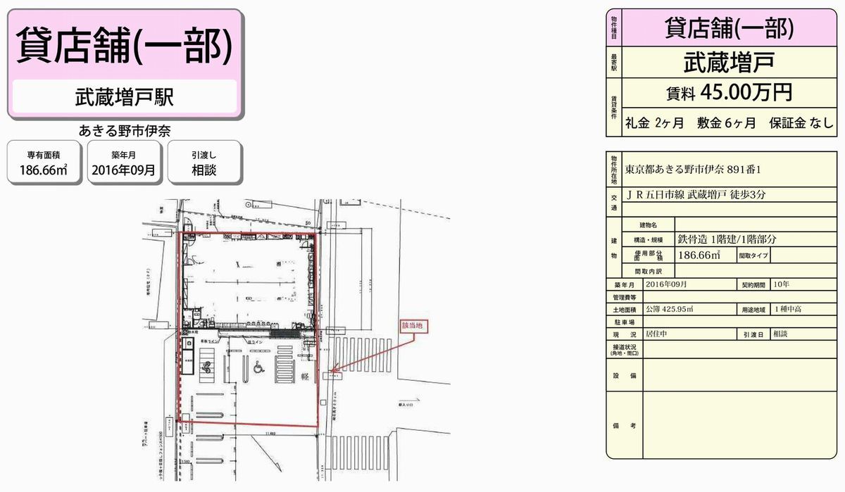 ホームズ ティファニーヒルズ 1K 1階