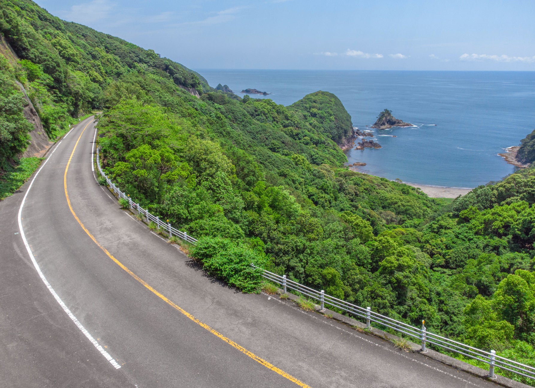 南阿波サンライン日本絶景街道を走る