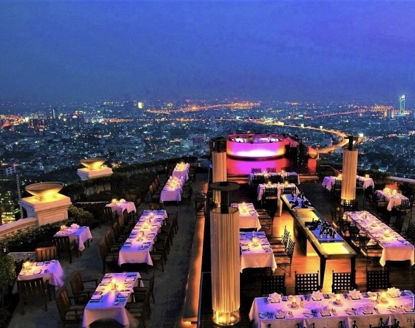 カップルで絶景デート！タイで大ブームのルーフトップバーで360°パノラマの夜景に乾杯しよう♪トリドリ
