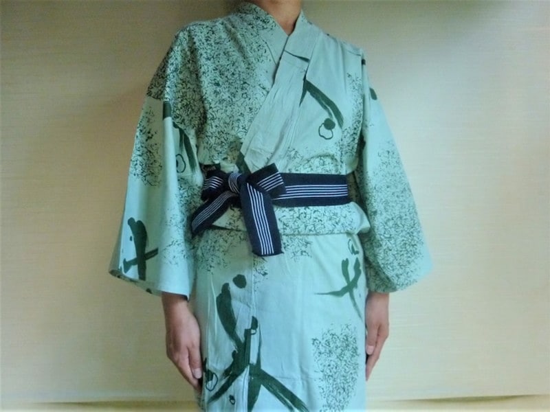 美杉堂 旅館浴衣のキレイな着方~男結び~ 温泉浴衣の帯のしめ方 男性編