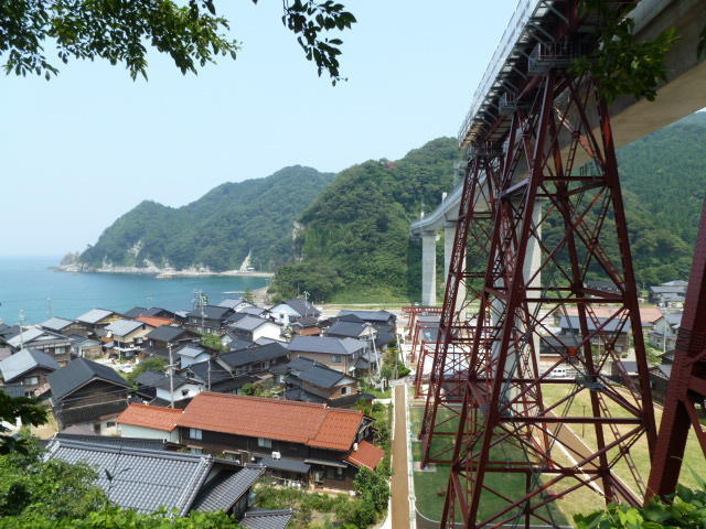 山陰旅行記 寝台特急サンライズエクスプレスと餘部鉄橋 余部鉄橋