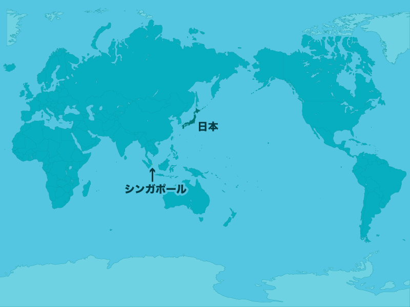 世界地図 地図 マレーシア