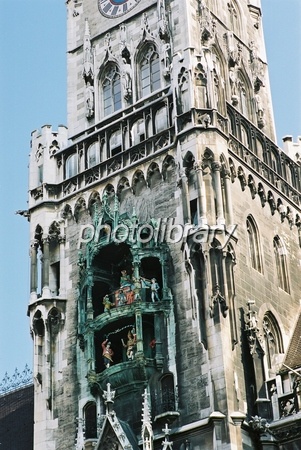 新市庁舎 ミュンヘン ドイツの時計塔 -