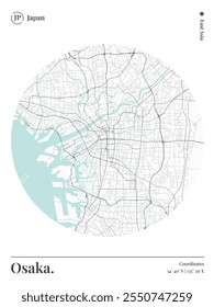 大阪市地図イラスト無料イラスト・フリー素材なら「イラストAC」