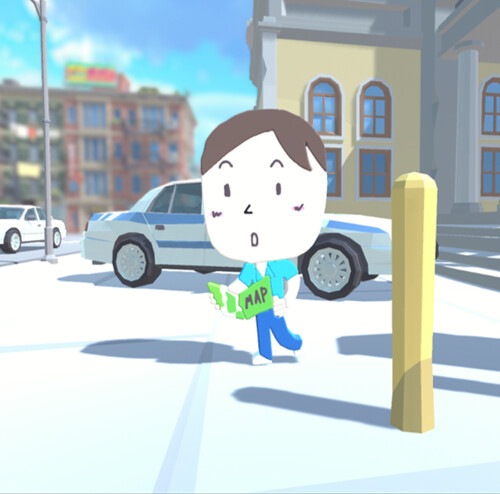 無料イラスト素材 地図を見ながら道を探す男性 道に迷う↓↓↓↓↓Blog↓↓↓↓↓↓↓ illust55.coFlickr