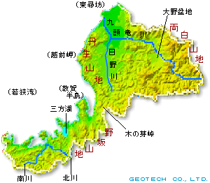 北陸」の刊行区域 新潟県・富山県・石川県・福井県国土地理院