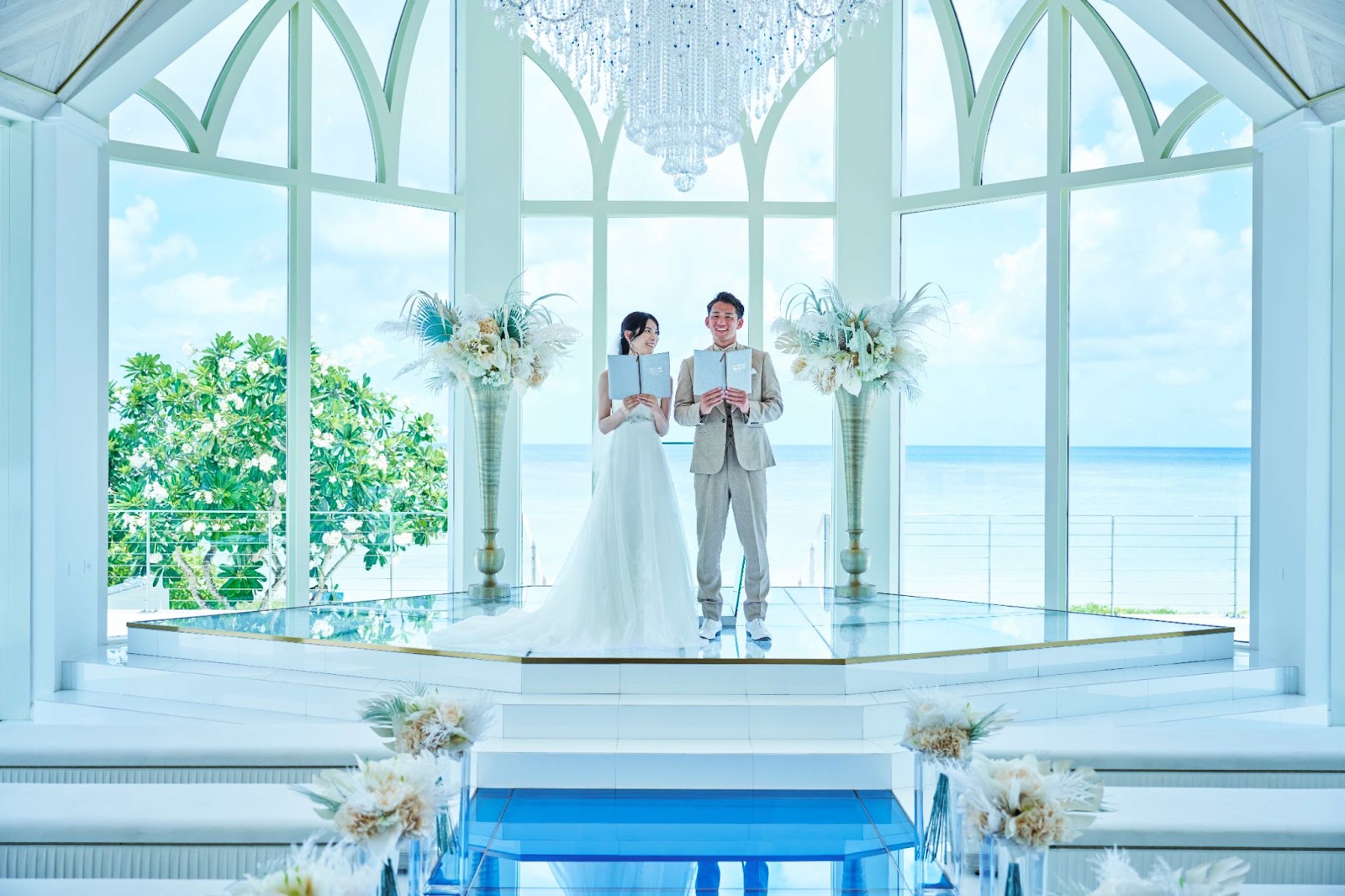 グアムで結婚式の前撮り・フォトウェディング Ushers' Photo