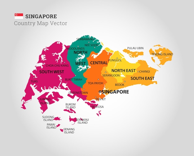 シンガポールの地理をわかりやすくまとめた 中学〜高校レベル